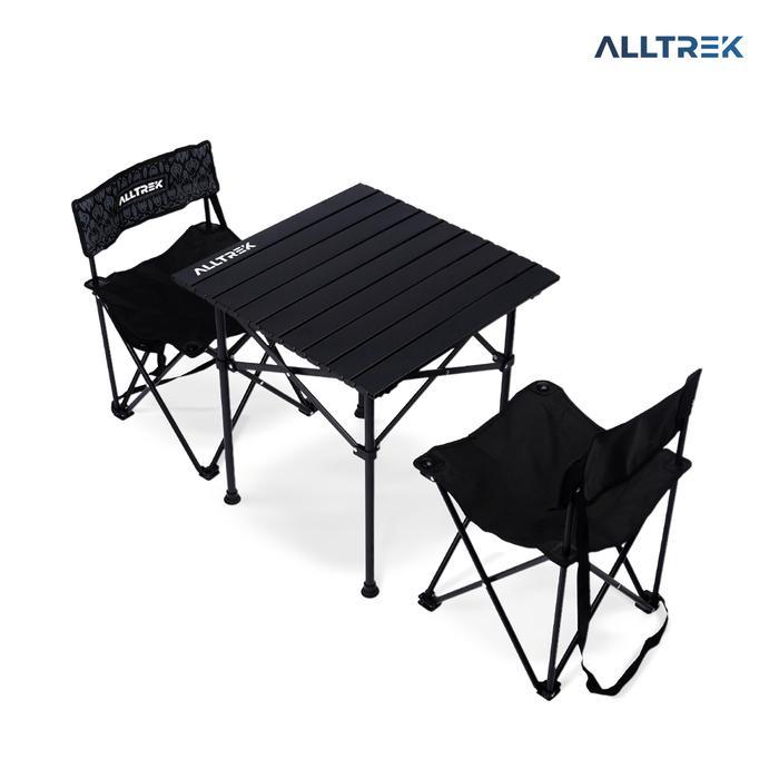 Alltrek Set Meja Kursi Camping Outdoor Gear Folding Table Chair Set