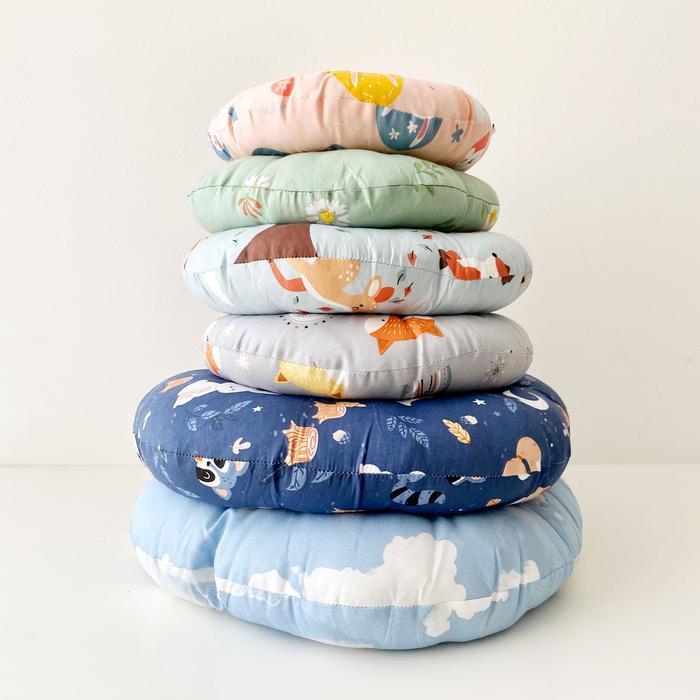 Woofidoo Pet Cone Pillow Dog Cat Protective Collar Bantal Donat Leher Anjing Kucing Steril Gatal