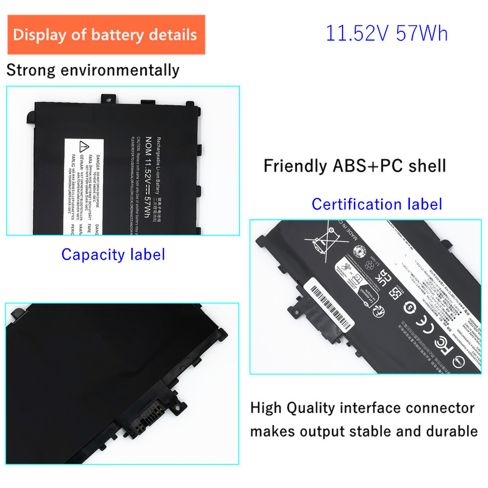 01AV430 Laptop battery For Lenovo ThinkPad X1 Carbon 5th 6th Gen ( X1 Carbon 2017 2018) Series