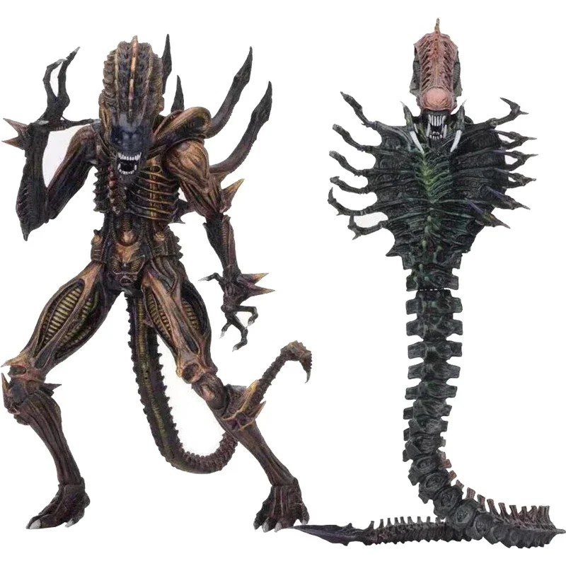 NECA Aliens Scorpion Figure 7inch 13th Lineup Aliens VS Predator Snake Alien Sgt PVC Action Figure
