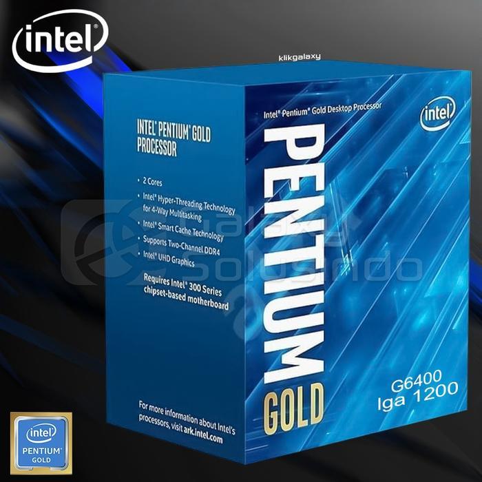 INTEL PENTIUM GOLD G6400 PROCESSOR