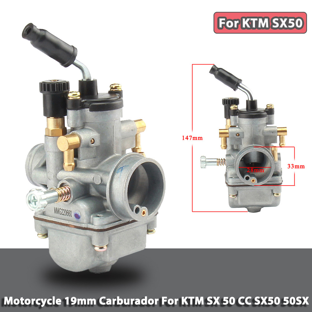 Karburator Karbohidrat Sepeda Motor 19Mm untuk KTM50 KTM 50 SX RS50 RX50 MX50 PRO JUNIOR Sepeda Moto