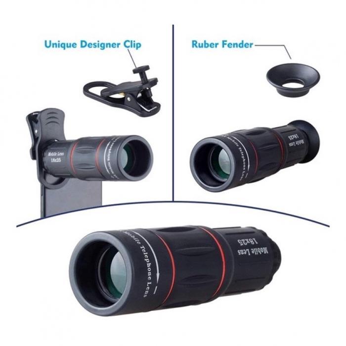 Putih 28X 18X25 Zoom Handphone Hd Lensa Kamera Zoom Cam Lensa Tele Telezoom Lens Kamera Persediaan