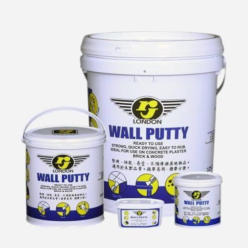 Dempul Tembok RJ Wall Putty RJ London / Plamir Kayu Putih 25kg Gosend