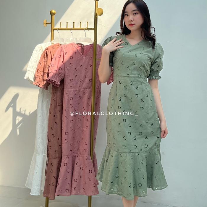 [] F323 dress pesta wanita elegan party dress premium bridesmaid duyung