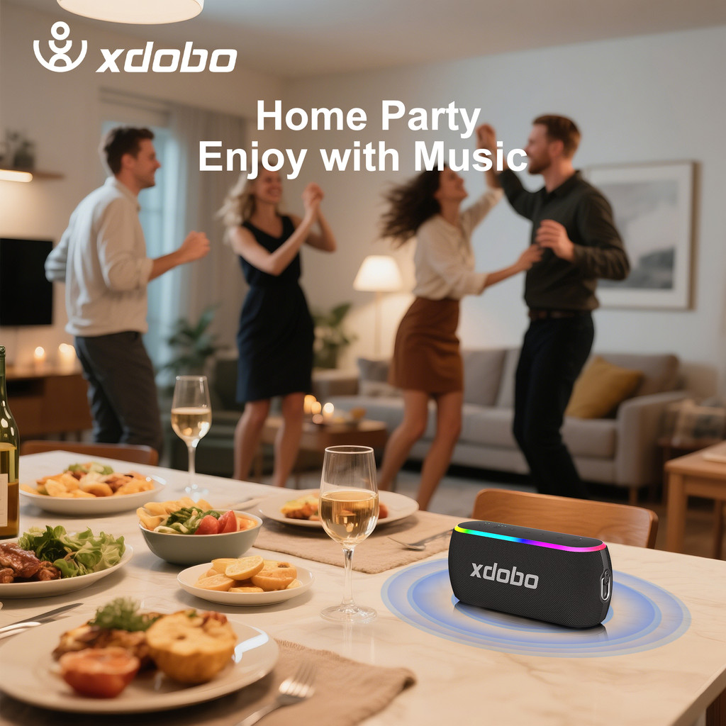 XDOBO X8 III 60W Bluetooth-Compatiable Speaker IPX7 Waterproof Column TWS Party Stereo Subwoofer