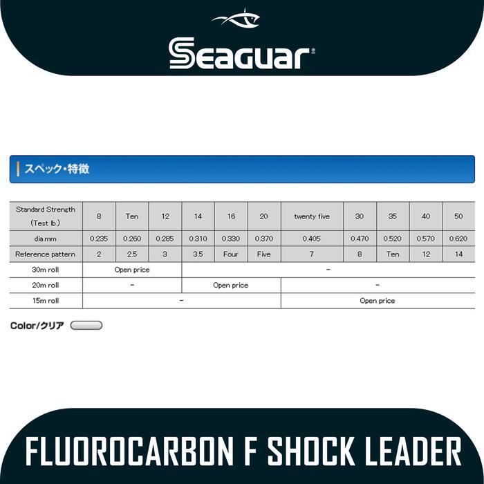 Sale Senar Leader Seaguar Fluoro Carbon Shock Leader