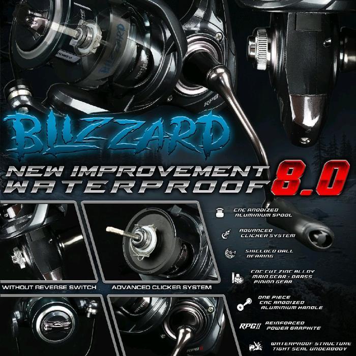 Sale Reel Daido Blizzard Ph 1000,2000,3000,4000,6000