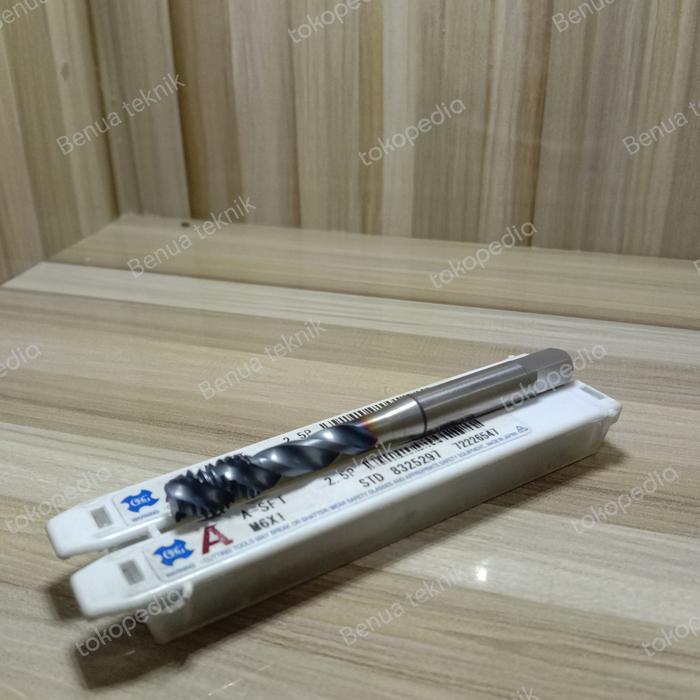 Anti Ribet OSG M 6 x 1 spiral Japan Tap mesin m6x1 SP OSG baru Banyak Pilihan