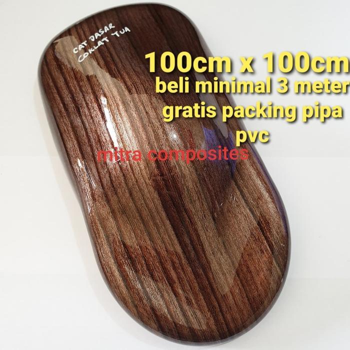 DISKON WATER TRANSFER PRINTING HYDRO PAINT WOOD PANEL WTP KAYU