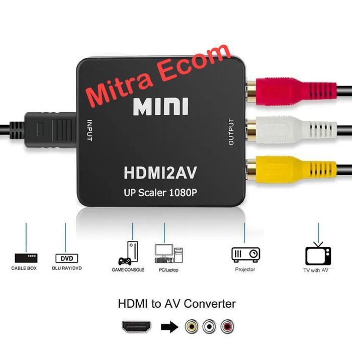 Converter Hdmi To Av Rca / Hdmi To Rca