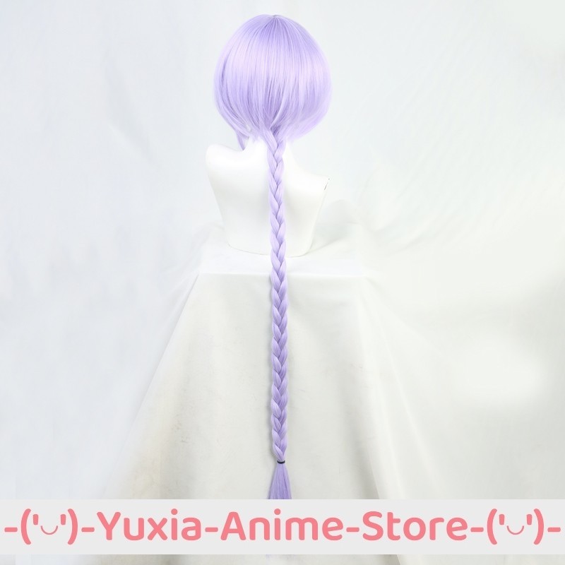 GENSHIN IMPACT QIQI COSPLAY WIG ZOMBIE GIRL ANIME GAME ROLEPLAY PARTY COSTUME PROP SYNTHETIC HAIR