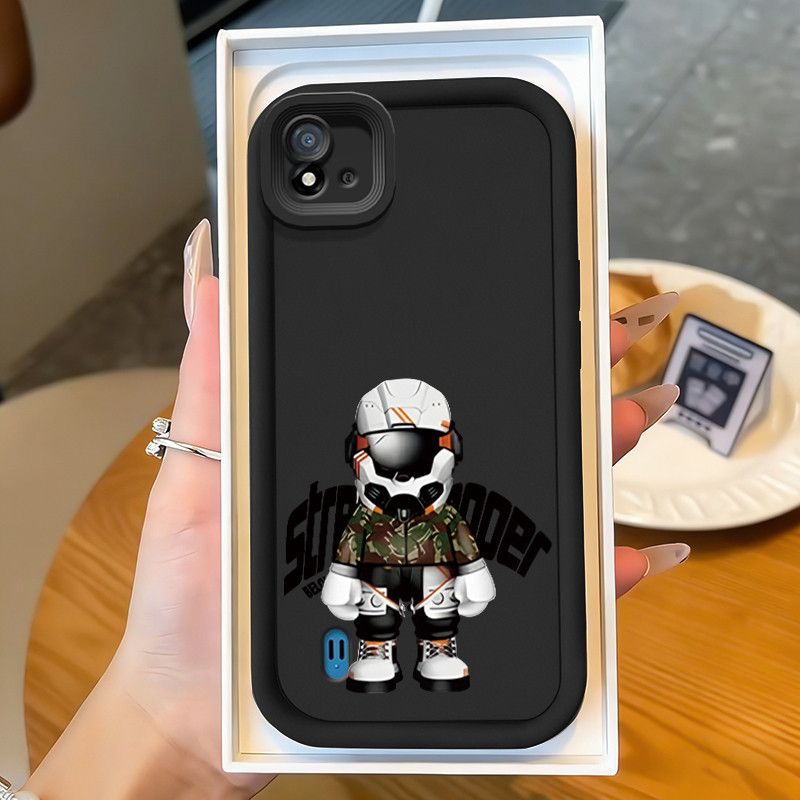 Casing Hp untuk Realme C20 C20A C11 2021 C11 2020 Case Mainan robot Kasing silikon Cesing Model sama