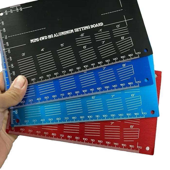 Rep Tamiya Mini 4Wd Aluminum Setting Board ( Papan Setting )