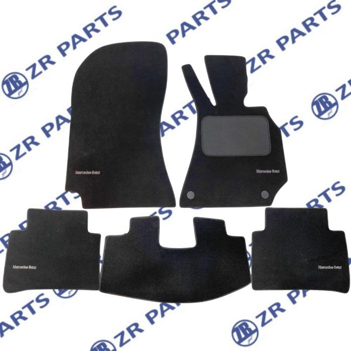 ZR Karpet Interior Mercedes Benz E-Class W212 Beludru Hitam Model Ori
