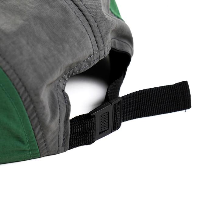 Wakaigo Five Panel 3 Tone Topi Unisex Black/Grey/Olive #Gratisongkir
