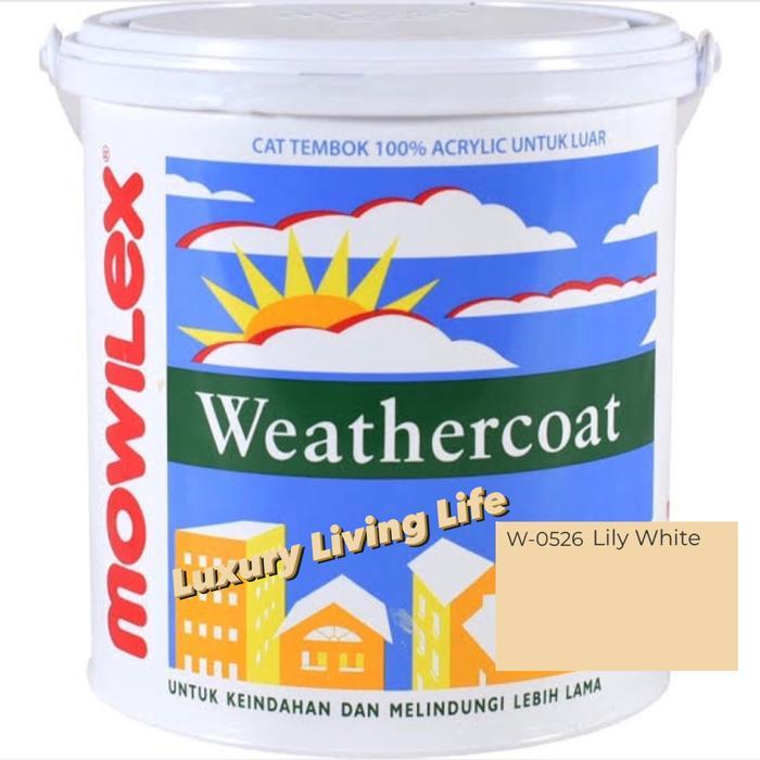 Mowilex Weathercoat Exterior W0526 Lily White 20L Pail Tinting