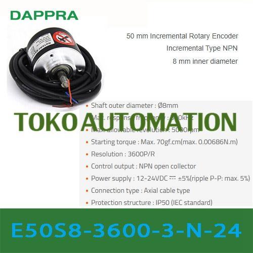 E50S8-3600-3-N-24 E50S8-3600 3 N 24 E50S8 3600 3-N-24 Rotary Ener Oj19