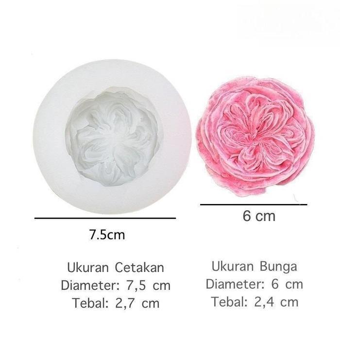 Diy Melati Cetakan Puding 3D Silikon Bunga Cetakan Penyebar Aroma Bunga Cetakan Jelly Cetakan Puding