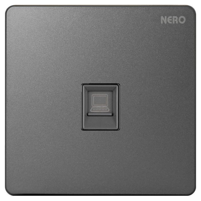 STOP KONTAK OUTLET DATA LAN CAT5 NERO CASA X2 X2PC-GR X2PCGR GREY ABU
