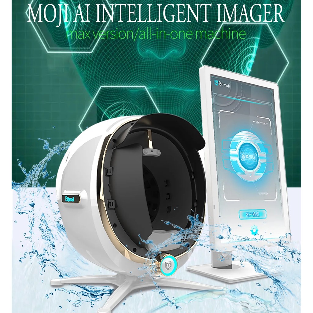 3D AI Face Skin Diagnostics Analyzer Facial Tester Scanner Magic Face Mirror Device Skin Analysis