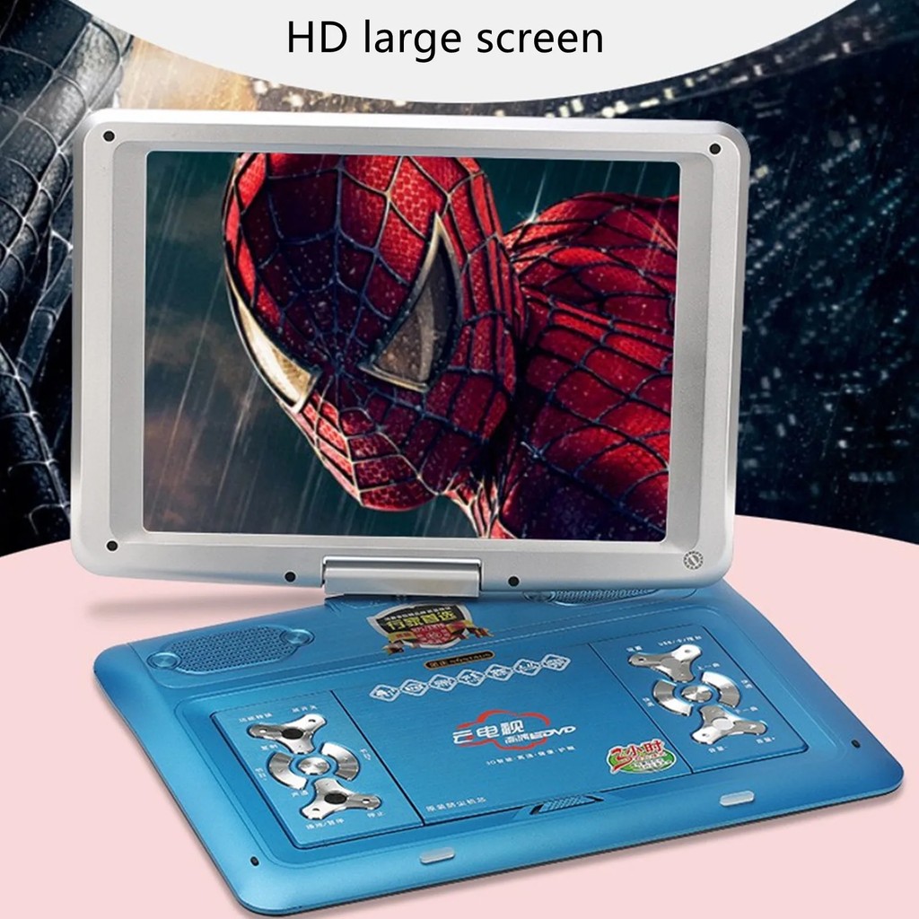 22 Inch Portable HD DVD CD EVD Player Machine MP5 Video Game Console TV Film Sound MP3 4