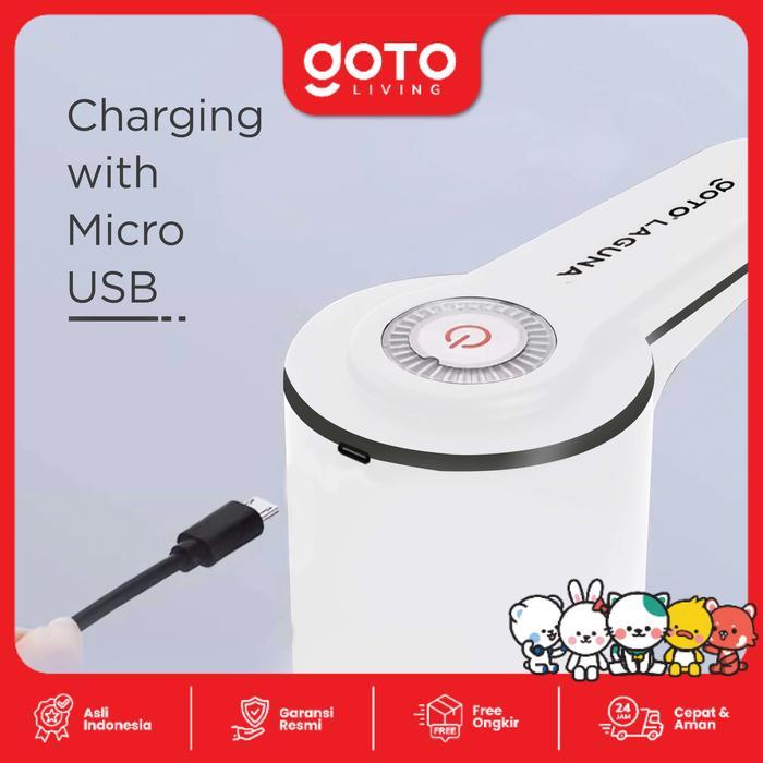 Goto [Cod] Laguna Gallon Pump Dispenser Air Pompa Galon Elektrik Charge Usb Pasti Ori