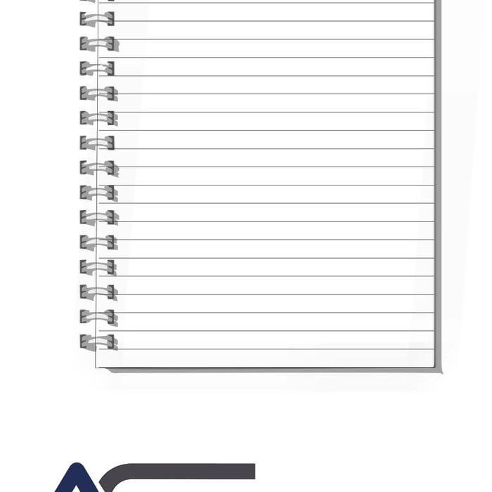 "New" Cetak Notebook Blocknote Spiral Custom