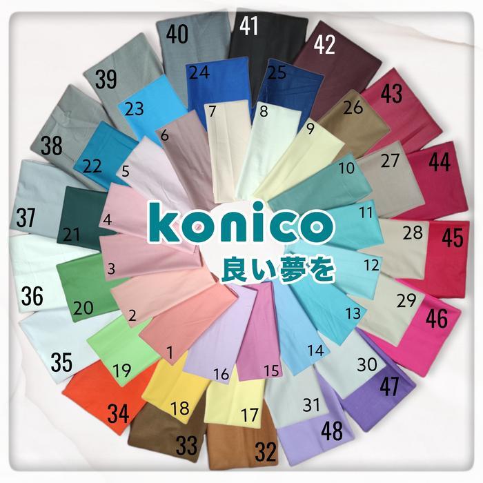 Bahan Katun sprei kain Cvc Motif Polos Meteran Star Nikita Esra Ca