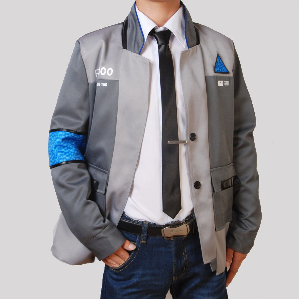 CARNIVAL ANIME BECOME HUMAN CONNOR COSPLAY COSTUME UNIFORM SUITS HALLOWEEN JACKET COAT FOR ADULT