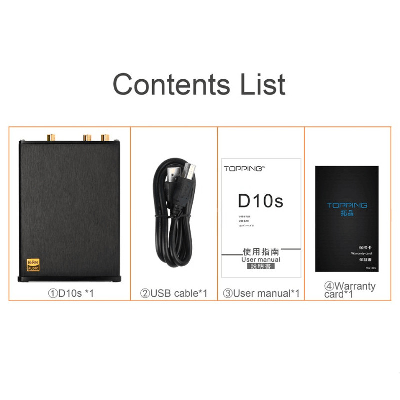 TOPPING D10s MINI Digital USB DAC XMOS XU208 ES9038Q2M PCM384KHz DSD256 Audio HIFI Decoder & D10