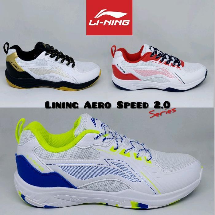 SepatuBadminton Tenis MejaLi-Ning Aero Fly IiSeries (Original)