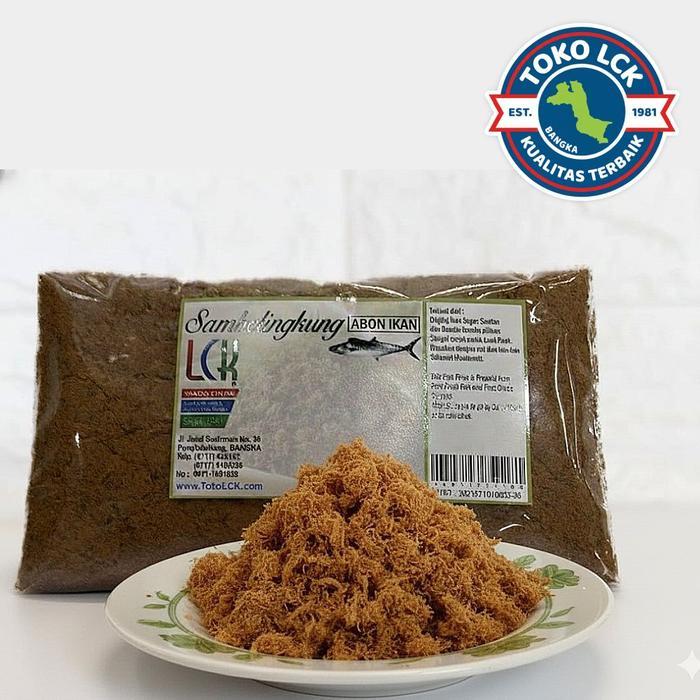 Sambelingkung Abon Ikan Tenggiri Asli Bangka Cap Lck 250 Gram Termurah