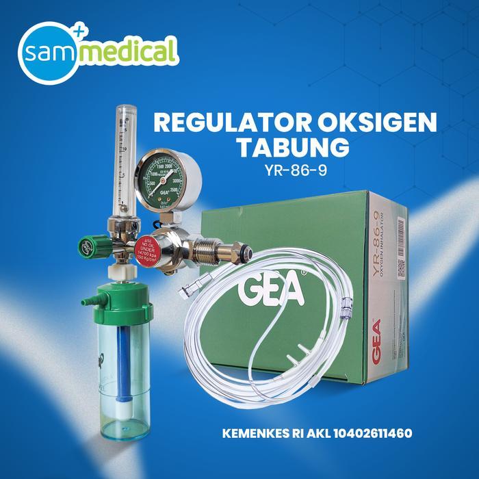 GEA Regulator OKSIGEN / Regulator Oksigen medis / Regulator Gea YR-86-9
