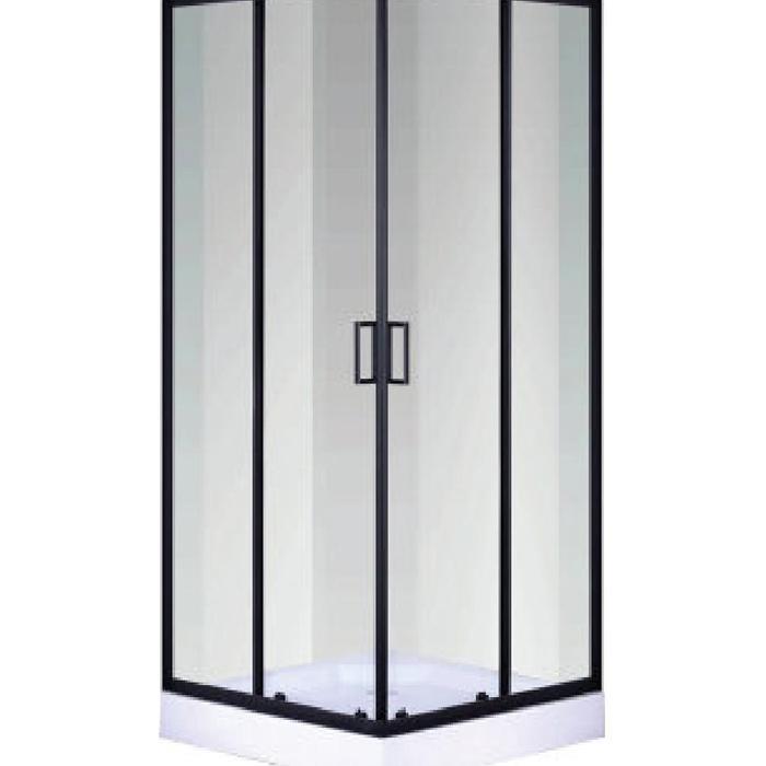 SHOWER BOX ICEPOL IC-9024 BK SHOWER SCREEN 90X90 DENGAN TRAY