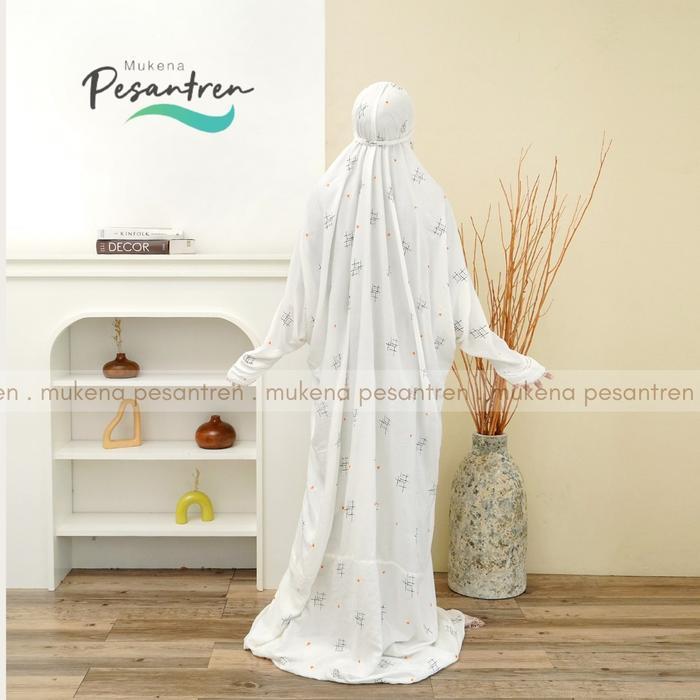 Top [NEW ARRIVAL] Mukena Terusan Rayon Bordir Motif Rania Nyaman Panjang Mukena Rayon Bunga