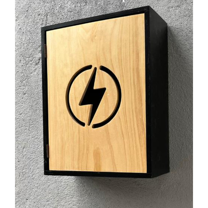 Box Meteran Listrik Penutup Token PLN Cover MCB Dekorasi Dinding Laser Cut HMR