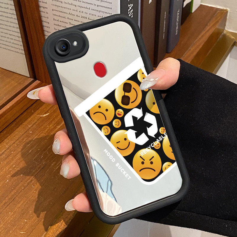 Casing Hp OPPO F5 F7 F5 Youth Case Casing Sebuah tas emosi Pola Kasus cermin tangga HP Kasing Siliko
