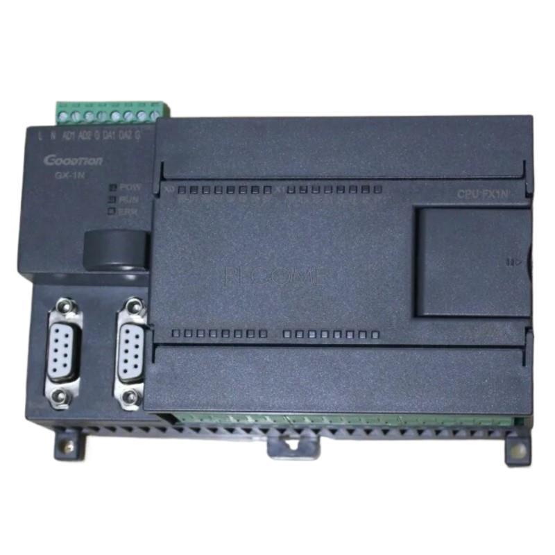 JUAL  FX1N FX2N 20/24/28/32MR MT 2AD 2DA PLC Controller With Case, RS232 RS485 Modbus RTU For Mitsub