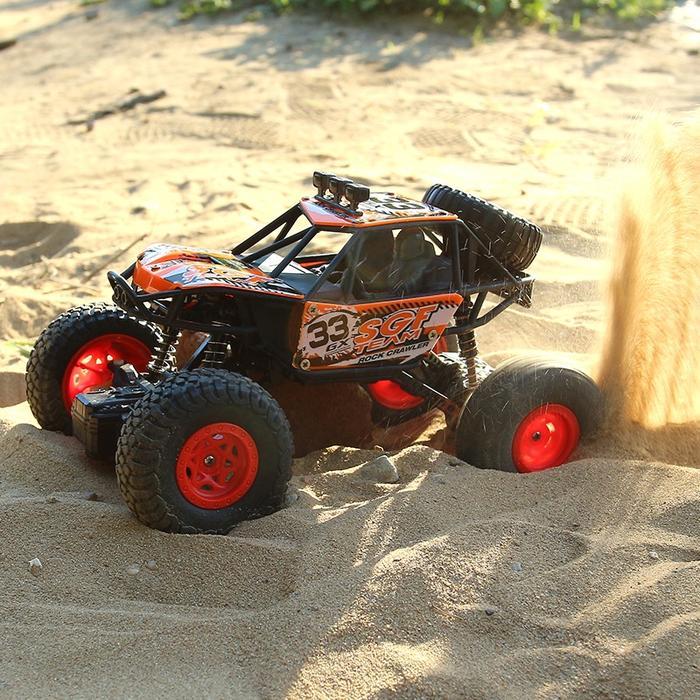 Premium Rc Remote Mainan Mobil Remote Control Rock Rc Crawler Offroad Alloy Material 1:20 Mainan