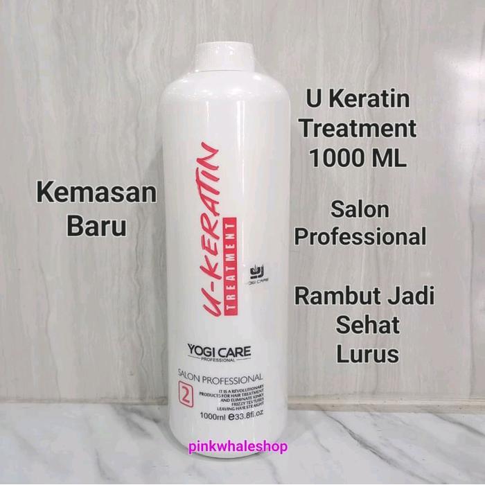 1000ml Keratin Pelurusan Rambut U Keratin Treatment Salon Profesional