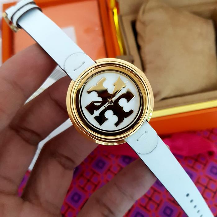 (Jual-1225) Tory Burch Original TBW6202 Leather White, Black. Brown.Red dan Navy
