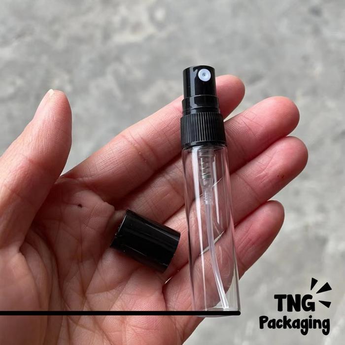 Botol Spray Kaca 5ml Mini Travel Botol Kaca Kecil Kosong untuk Parfum, Face Mist, Aromaterapi,