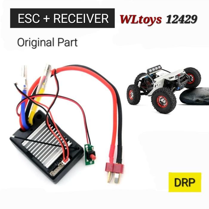 TERBARU Wltoys WL 12429 Receiver ESC Board 1/12 RC Car Part TERBARU
