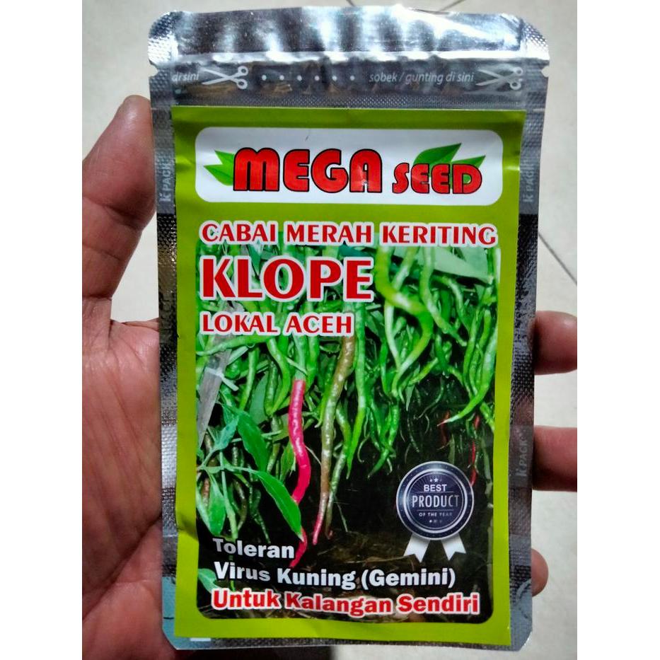Little_Little_ Benih Cabe Merah Keriting Klope 10 Gram Lokal Aceh - Cmk Klope - Bibit Cabe Cabai