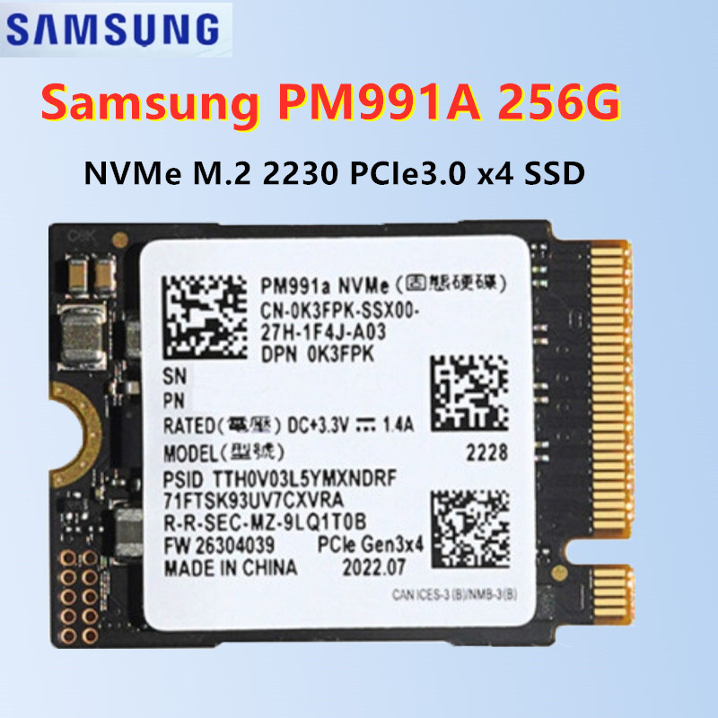 OEM Samsung M.2 2230 SSD PM991a 256GB PCIe 3.0 NVME&PM991 128GB &PM9B1 128GB 256G&BM9C1 512gb