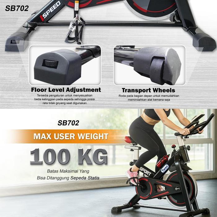 TWEN SB702 Spinning Bike Spin Bike Sepeda Statis Sepeda Kardio