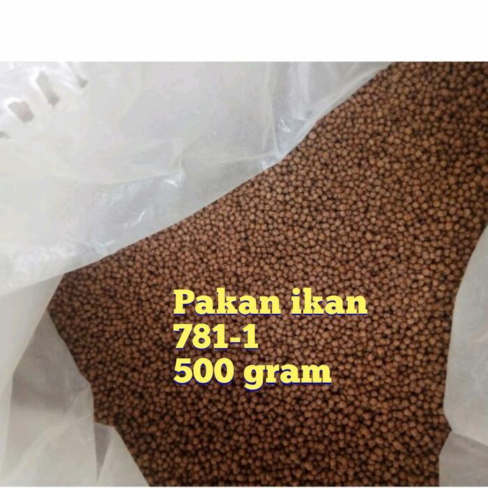 pelet 781-1 hi pro vite 500 gr pakan anakan ikan mas nila mujair lele