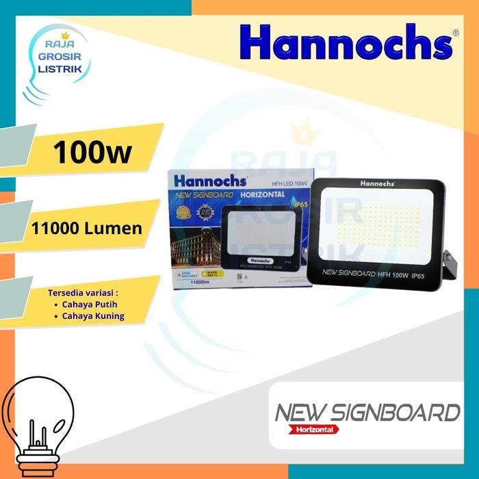 Hannochs Signboard HFH 10W / 20W / 30W / 50W / 100W / 200W Watt Tahan Air IP 65 Lampu Sorot Hannochs