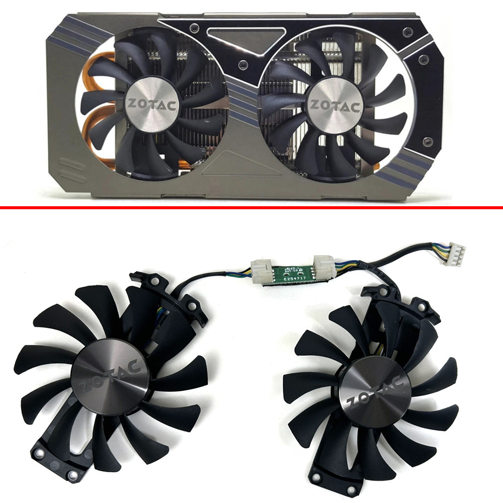 Cooling Fan 75MM 4PIN GA81S2U For ZOTAC GTX950 960 GTX970 1060Ti PCI-EDC GTX950 GTX960 Graphics Card